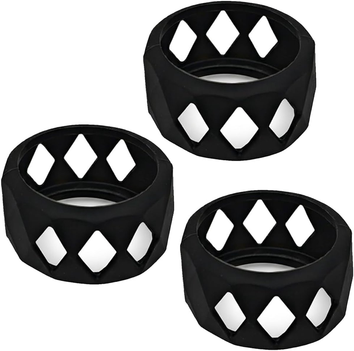 Silikon Schutzhülle voor Bulb Glas Tank - 3 Stuks - Rutschfest Elastisch - Bescherming tegen Stoten - ShopVlot