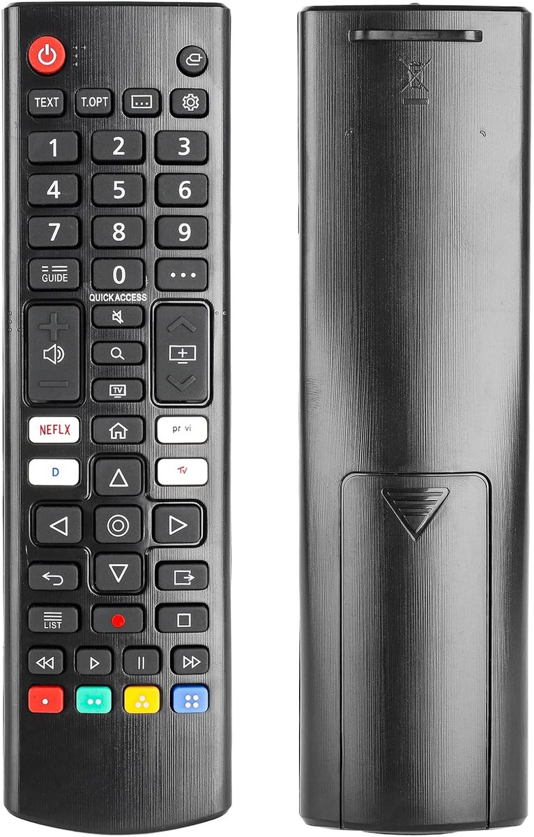 Afstandsbediening voor LG Full HD TV - Vervangende Netflip Controller - Met PrimeVideo-toetsen - Eenvoudig te gebruiken - ShopVlot