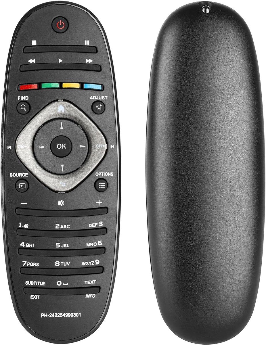 Afstandsbediening voor Philips Smart TV - Compatibel met 32PFL en 26PDL modellen - Eenvoudig in gebruik - ShopVlot