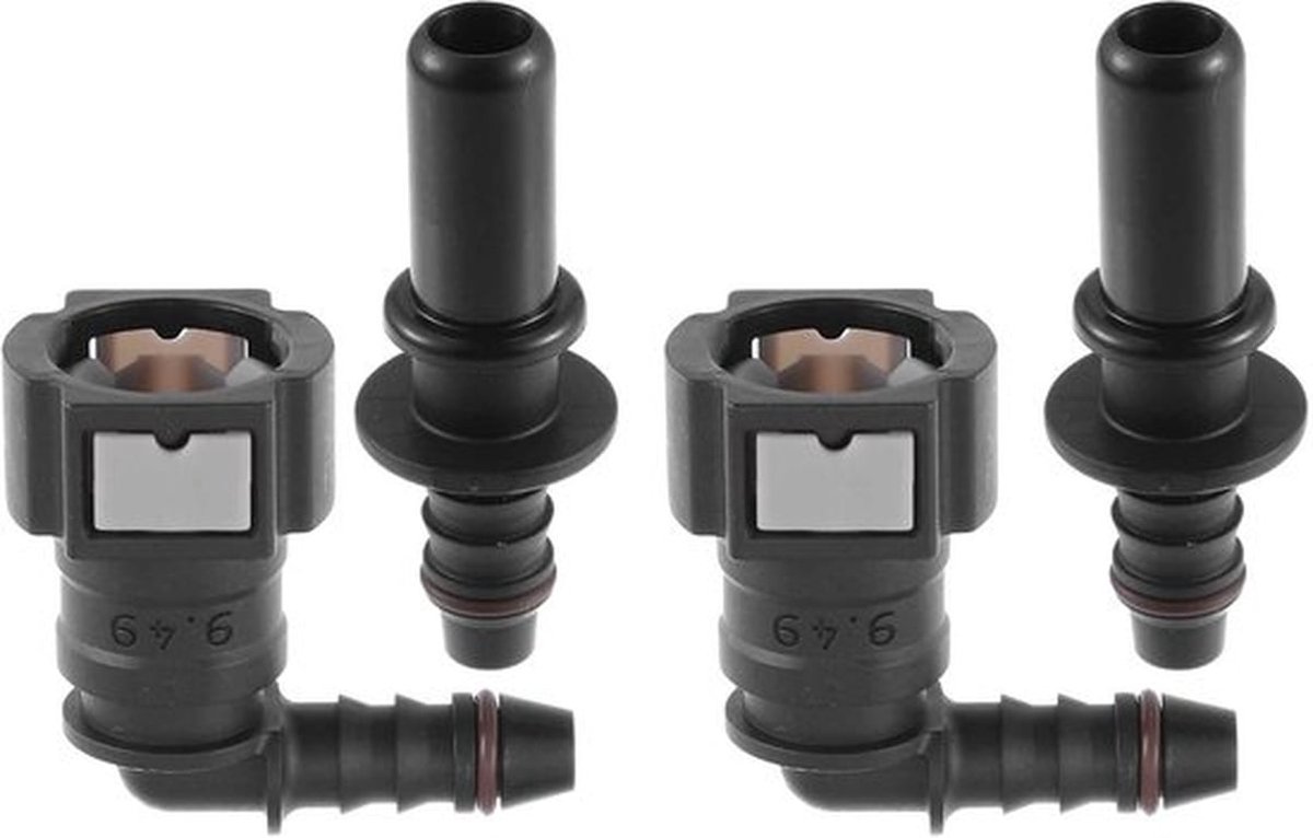 Brandstofleiding 3/8 (9,49 mm) naar 5/16 (8 mm) - Nylon - Snelkoppeling - Ontkoppelingsslang - Duurzaam - Eenvoudige installatie - Slangverbinding