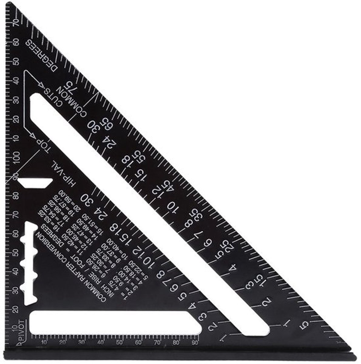 Hoekmeter Digitale - Winkelhaak - Gradenboog - Aluminium - Antiroest - 0-90° Schaal