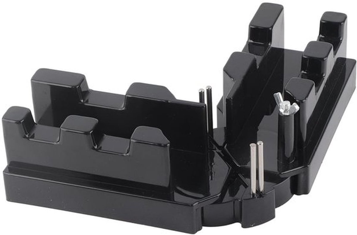 Hoekenklem met Geïntegreerde Gradenboog - Verstekhoeken - Snijgereedschap - Nauwkeurig Zagen - ABS Materiaal - 31x8.5x6.5cm - Verstekmeetinstrument
