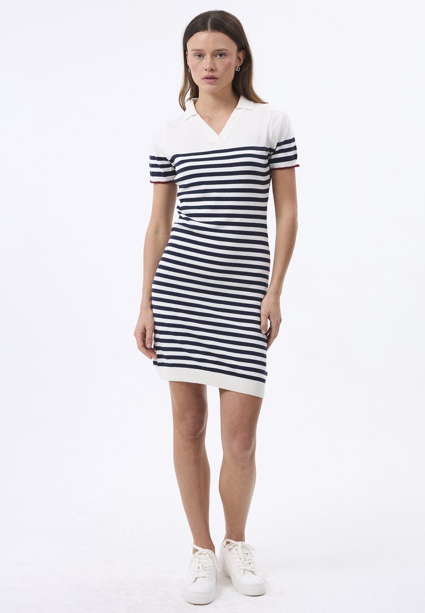 Felix Hardy Midi Zomer Kleid Dames Ecru - M