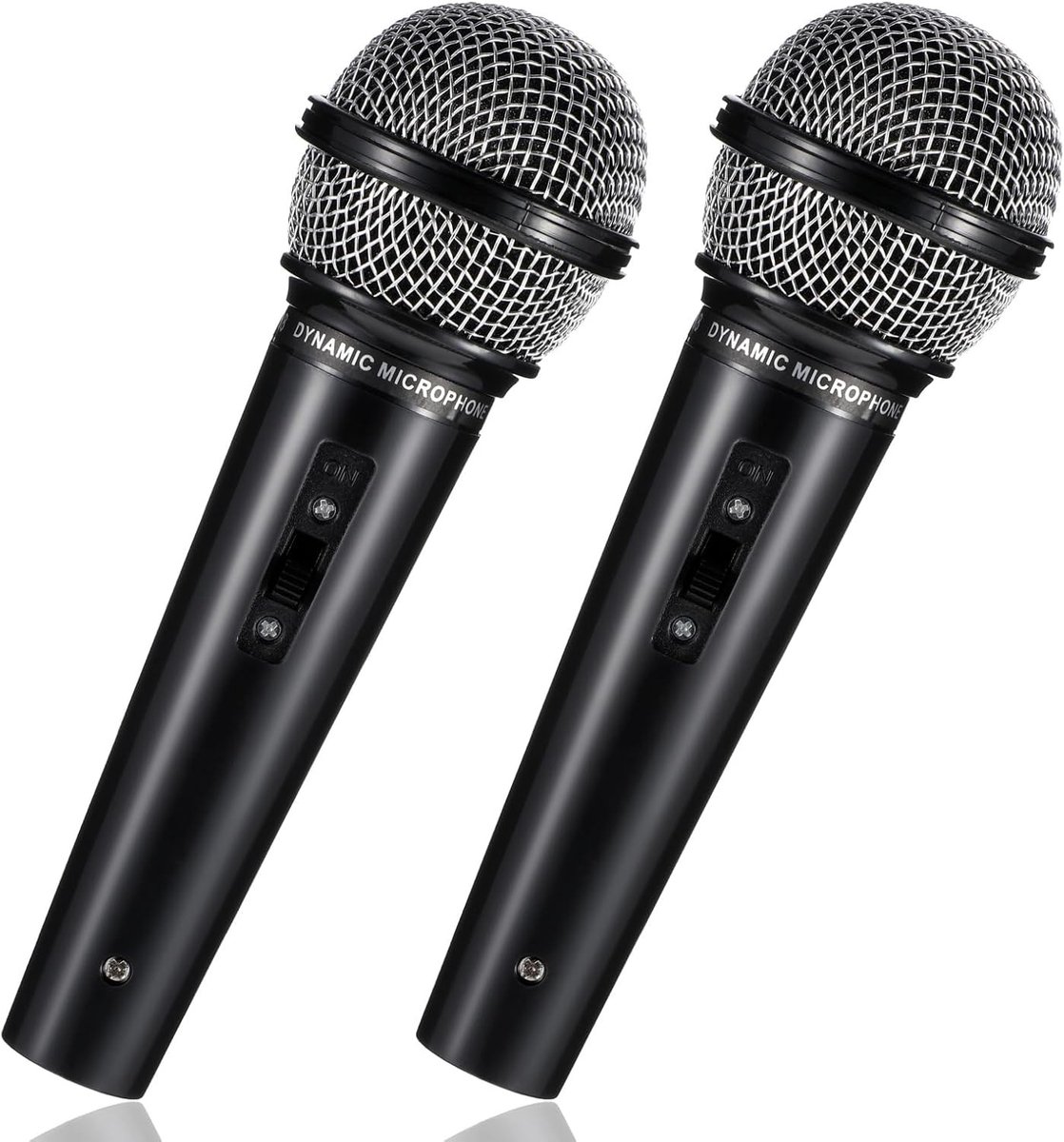 Microfoons voor kinderen - 2 stuks nep-microfoons voor carnaval, karaoke en verjaardagsfeesten, speelgoed voor creatief spel en fotografie