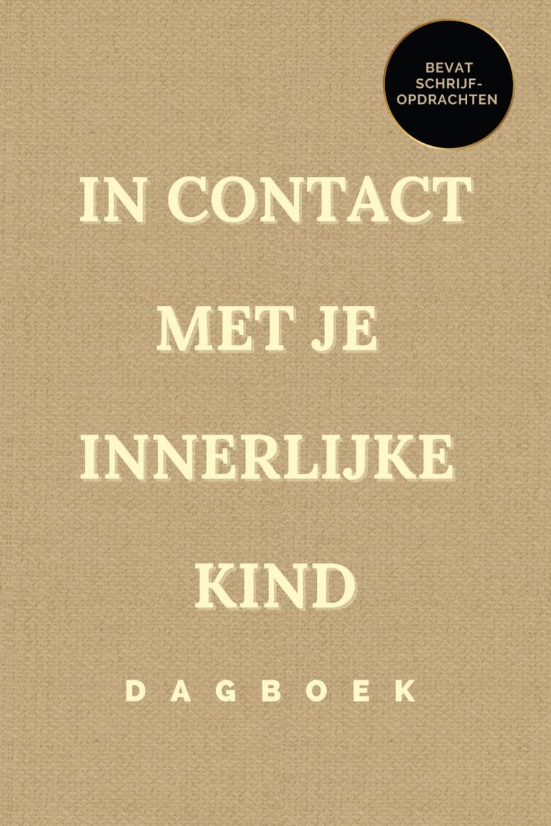 SnelShoppen - In contact met je innerlijke kind Dagboek - Persoonlijke ontwikkeling, Zelfreflectie, Creatief schrijven, A5 formaat, 120 pagina's, Mooi