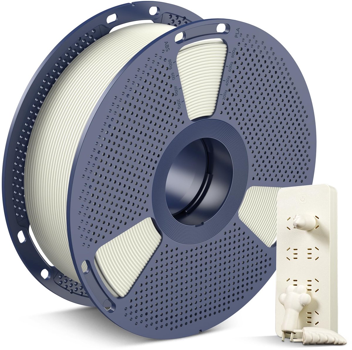 SnelShoppen - SUNLU FR-ABS 3D-filament 1,75 mm 1 kg, Vuurvast ABS-filament UL94 V0, Sterk en Duurzaam, Herbruikbare Spoel voor Elektronica, Auto-onder