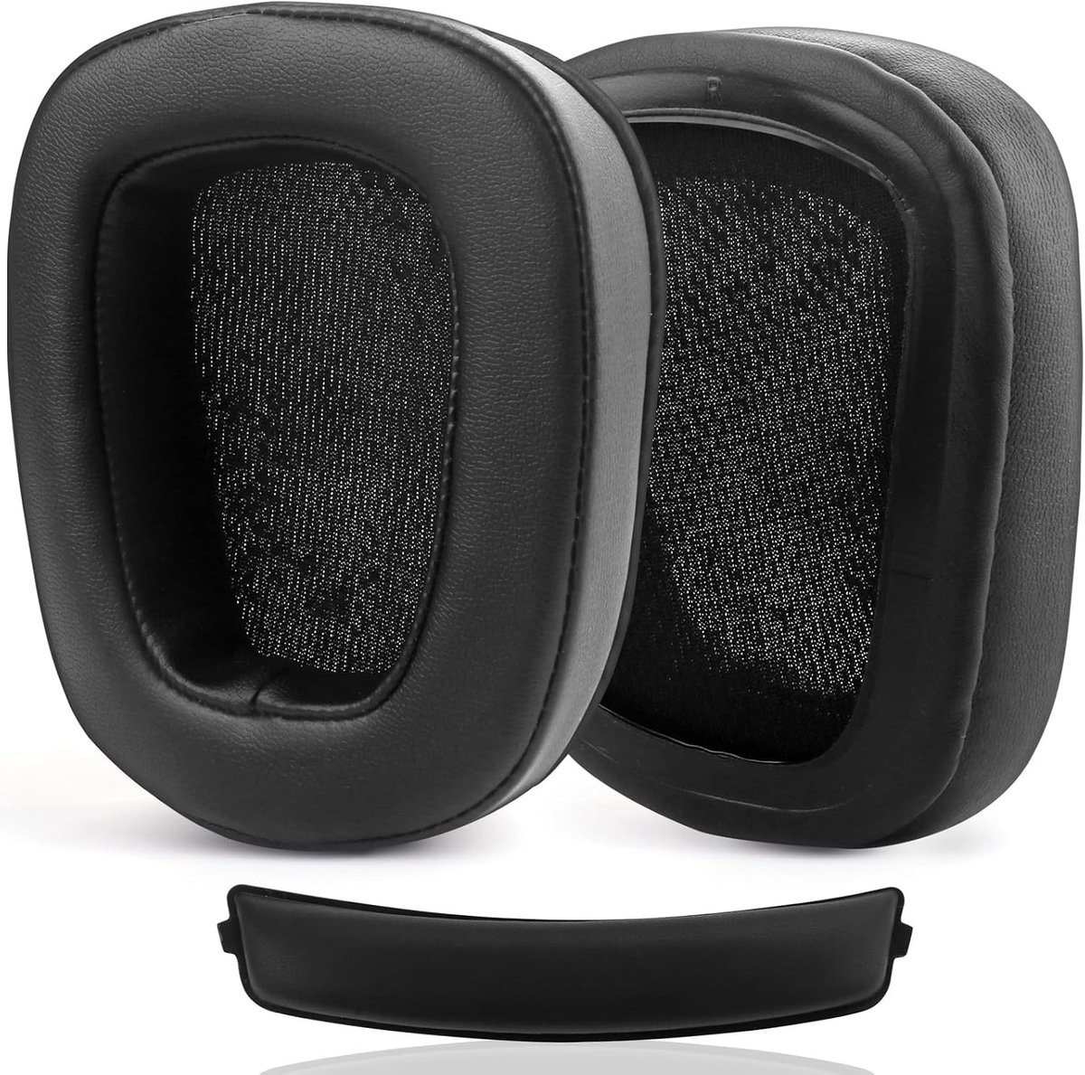 Vervangende Oorkussens en Hoofdband voor Gaming Headsets, Zacht Kunstleer en Geheugenfoam, Geschikt voor Logitech G933 en G633