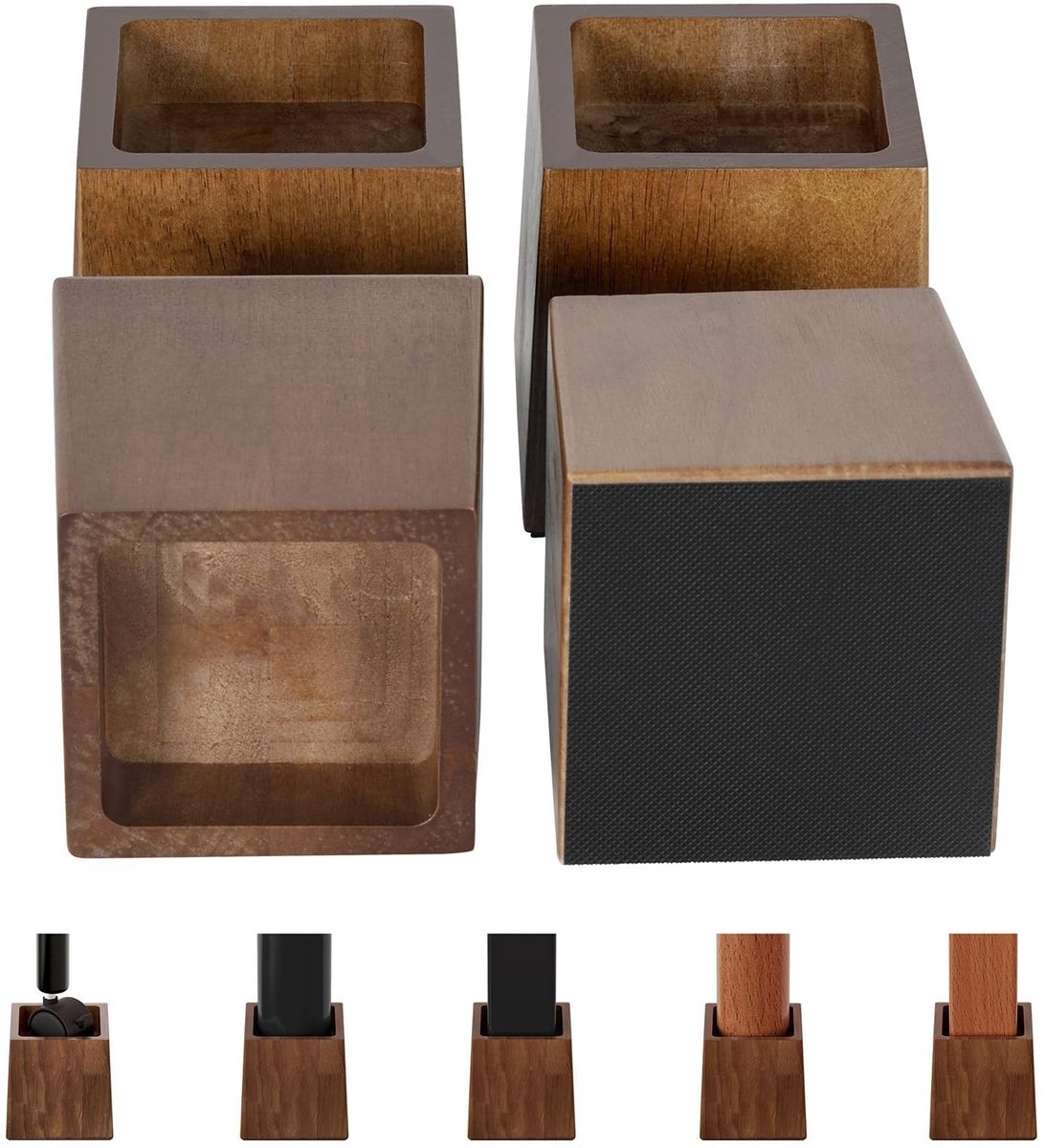 Houten Meubelverhoger - 10 cm Hoog - Stevig en Antislip