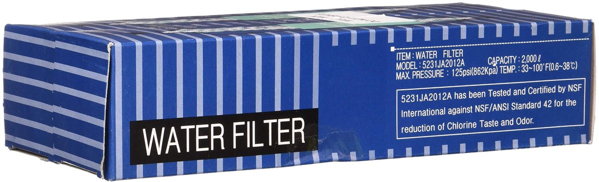 Waterfilter 5231JA2012A - Set van 2 voor koelkast