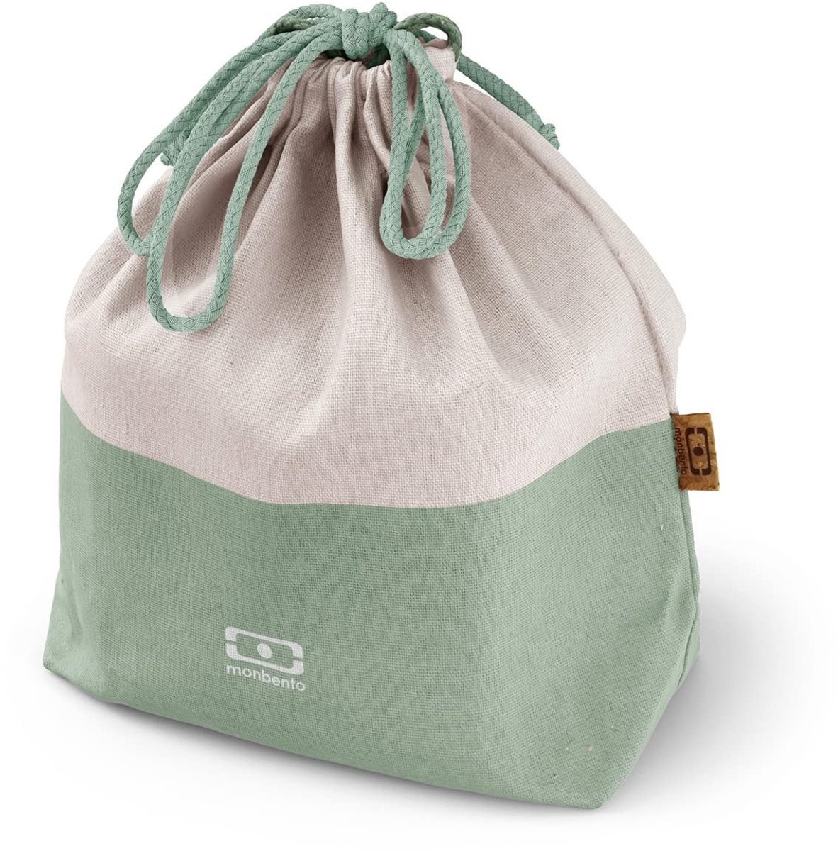Lunch Bag MB Pochette L - Voor Bento Box en Fles - Groen