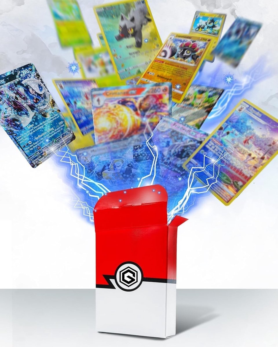 Pokémon Kaarten Set - 50 Originele Duitse Pokémon met Holo en Zeldzame