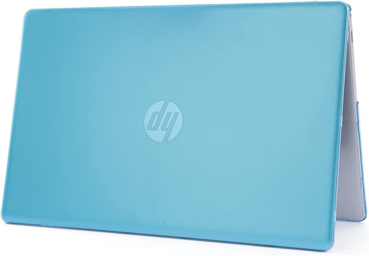 Beschermhoes voor 17,3 inch HP Laptop - Doorschijnend polycarbonaat - Aqua