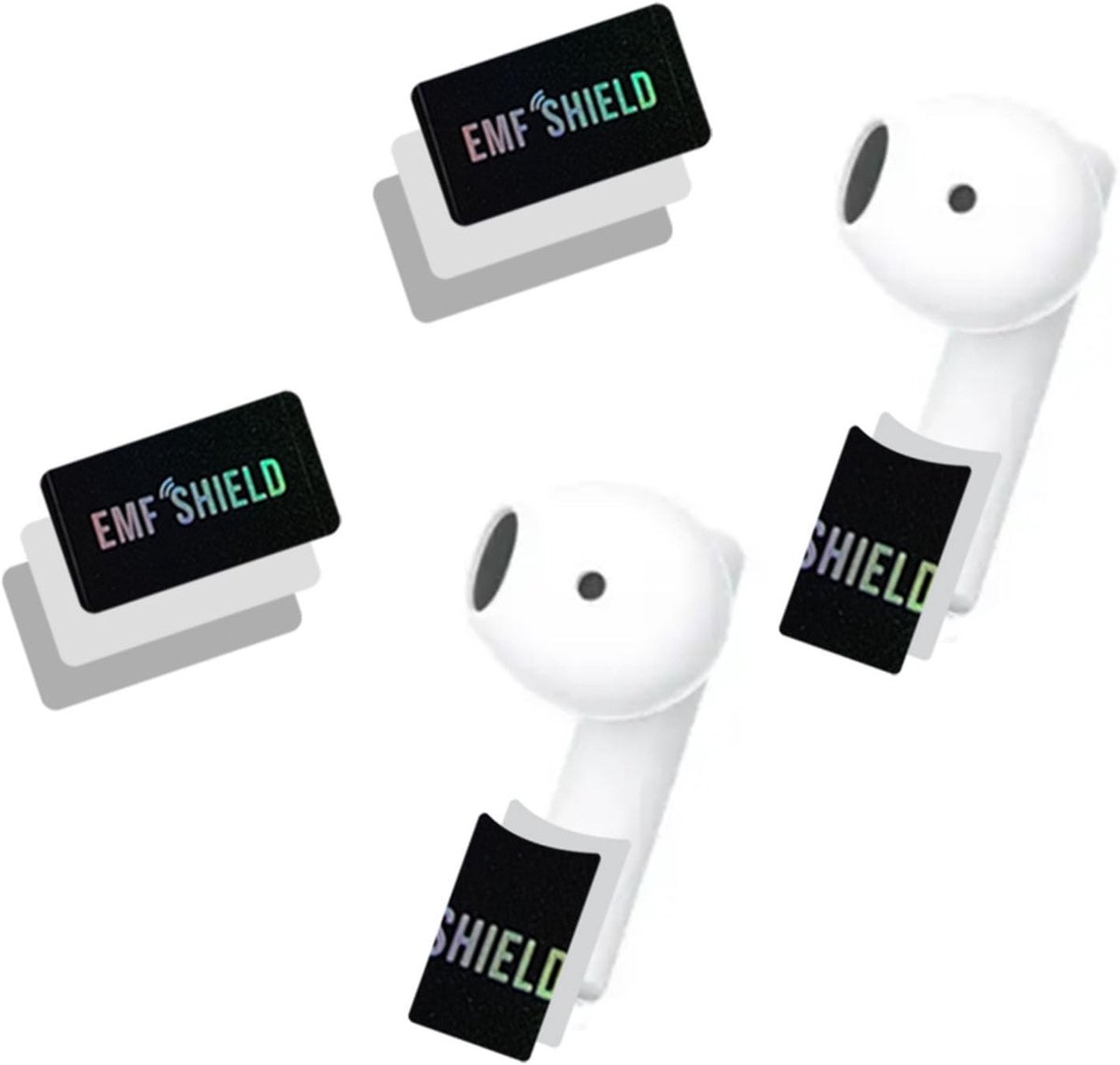 Beschermende stickers voor hoofdtelefoons, verminderen straling met 96%, anti-radiatie, energieblokkering en bescherming tegen schadelijke golven