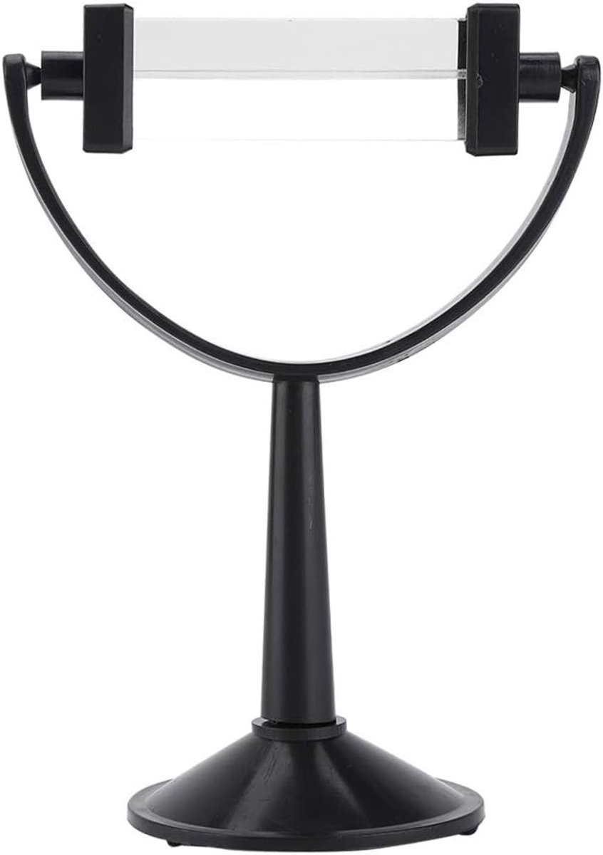 Driehoekig optisch prisma met standaard voor fotografie en lichtspectrum, 360 graden rotatie, ideaal voor educatie en experimenten
