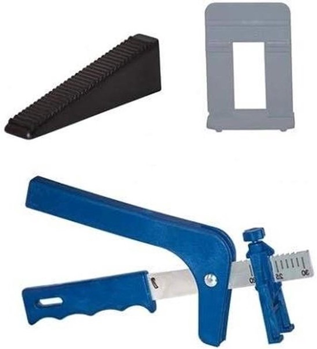 Tegel Nivelleringssysteem - Tegelzetters Gereedschap - Vlakke Tegels Leggen - Herbruikbare Wiggen - 16-30mm - Blauw