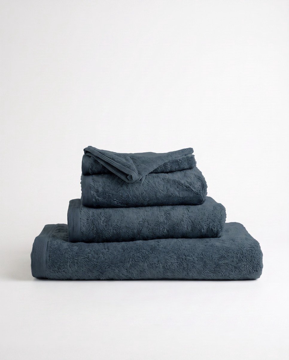 Linolux Home Badlaken 70x140 - 580 g/m2 - Denimblauw