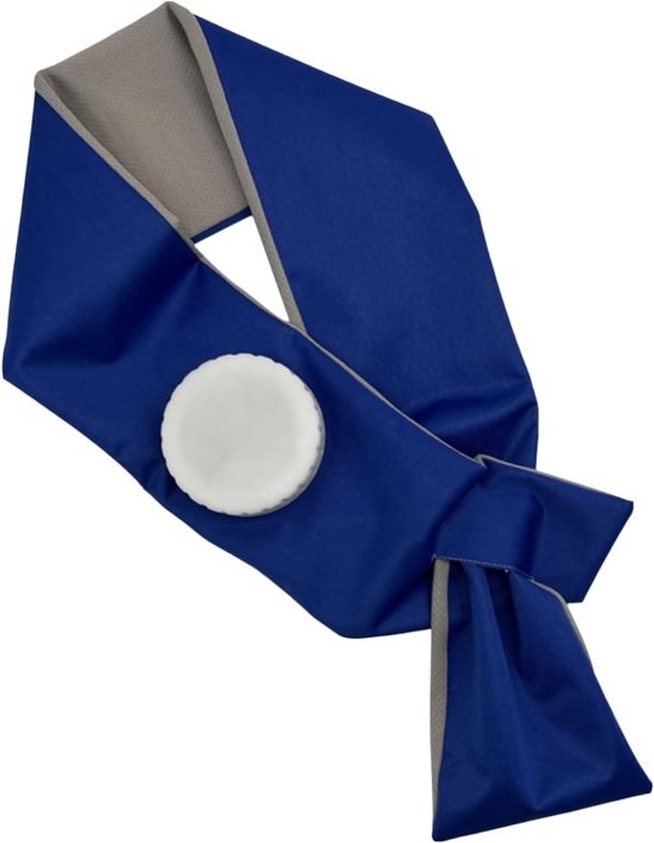 Nek Koude Kompres - Koelende IJs Pack - Zomerse Verkoeling - Veilig Lekdicht Ontwerp - 88 cm Lengte - Blauw