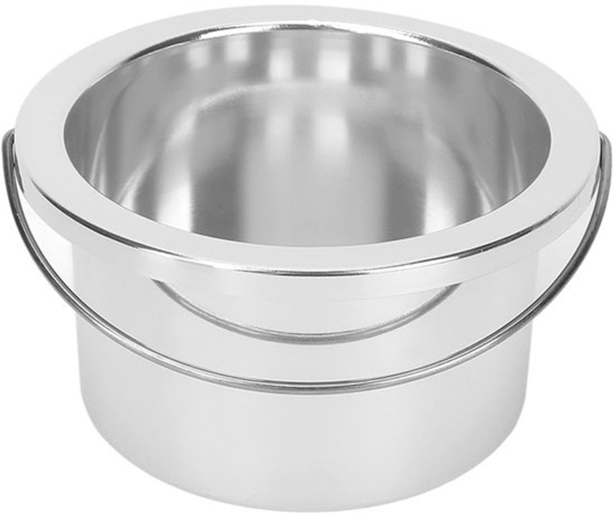 Dailygoods- Wax Warmer Vervangingspot - Draagbare Binnenpot - Aluminiumlegering - 10cm/3,94in - Schokbestendig - Hoge Kwaliteit - Ontharingspot