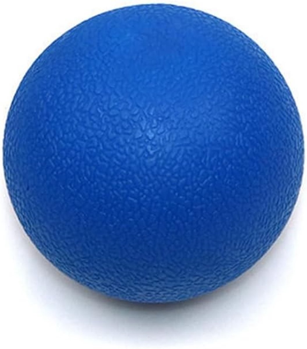 Massagebal voor Myofasciale Ontspanning - Schouder, Nek en Yoga Acupressuur - TPE Materiaal voor Spierontspanning en Pijnverlichting (Blauw)
