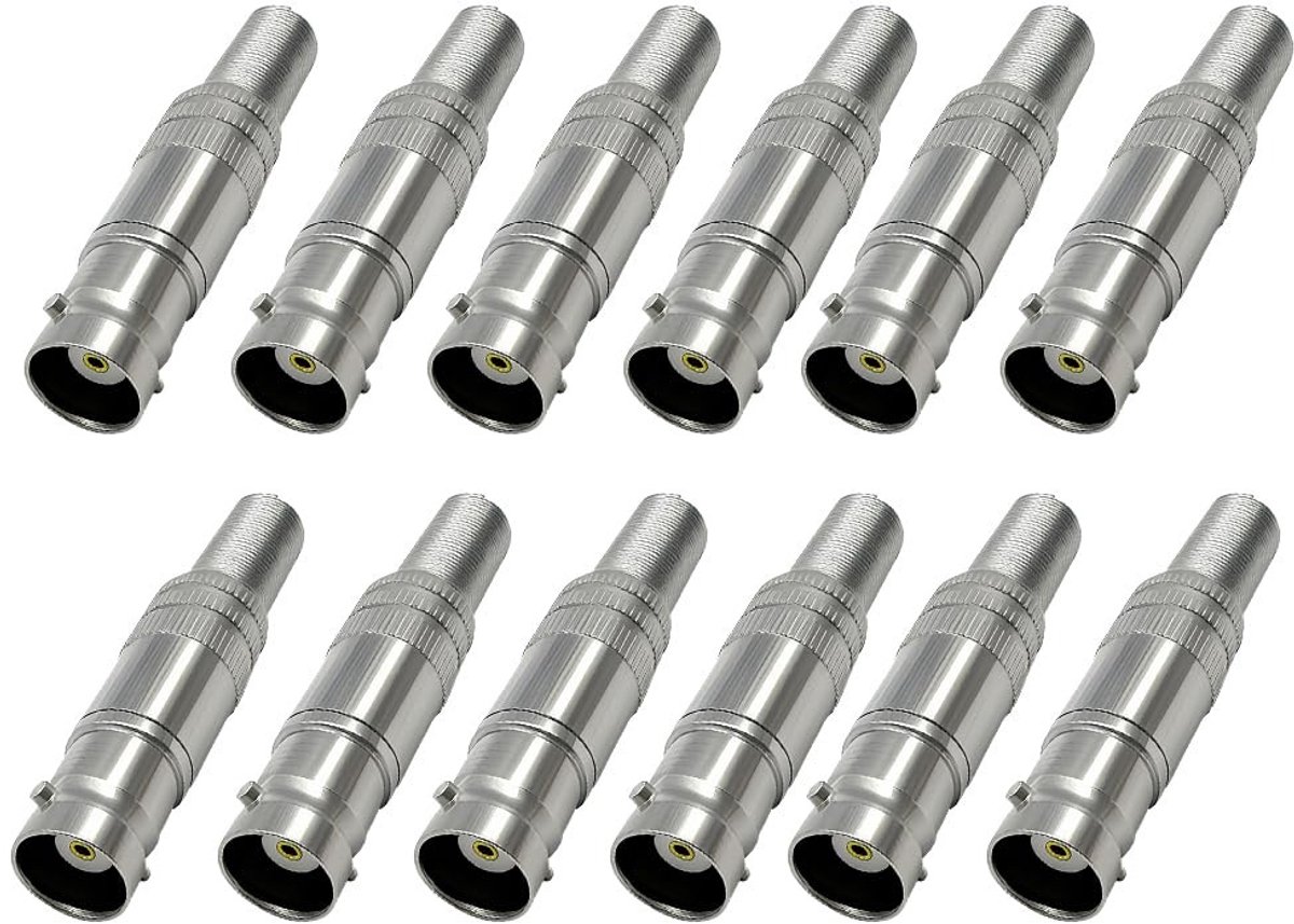 Coaxiale Stekkers - 12 Stuks