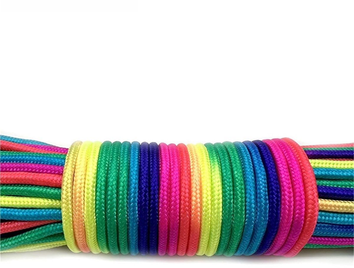 Paracord Touw - 7-strengs regenboog touw, 31 meter