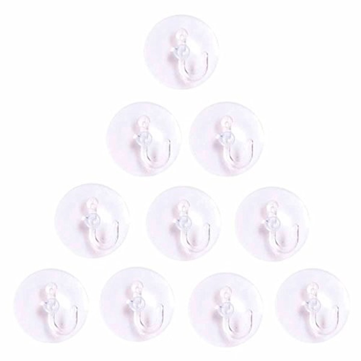 Mini Clear Plastic Suction Cup - Multifunctionele Haak voor Glad oppervlak