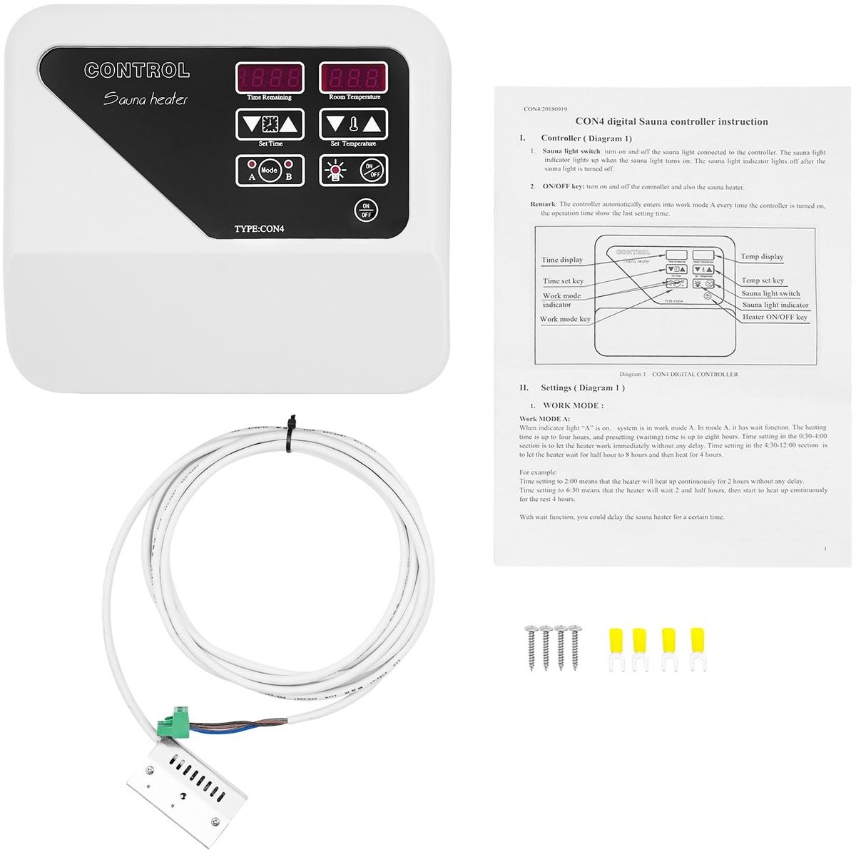 Sauna Outdoor Controller - Digitale Heater - 3-9 kW