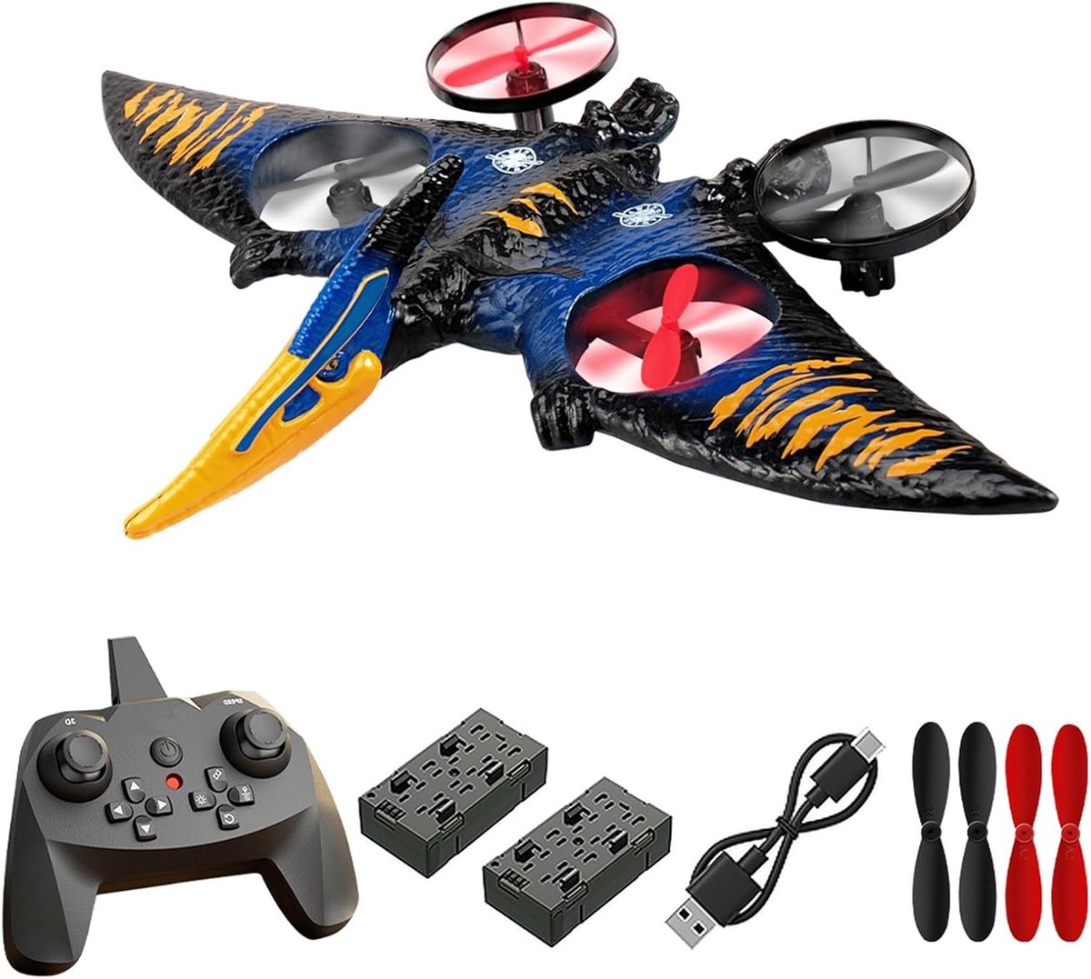 Vliegende Dinosaurus Speelgoed Drone voor Kinderen, Eenvoudig te Besturen, Op afstand Bediening, Verjaardagscadeau voor Jongens, Avontuurlijke Speelgoedervaring
