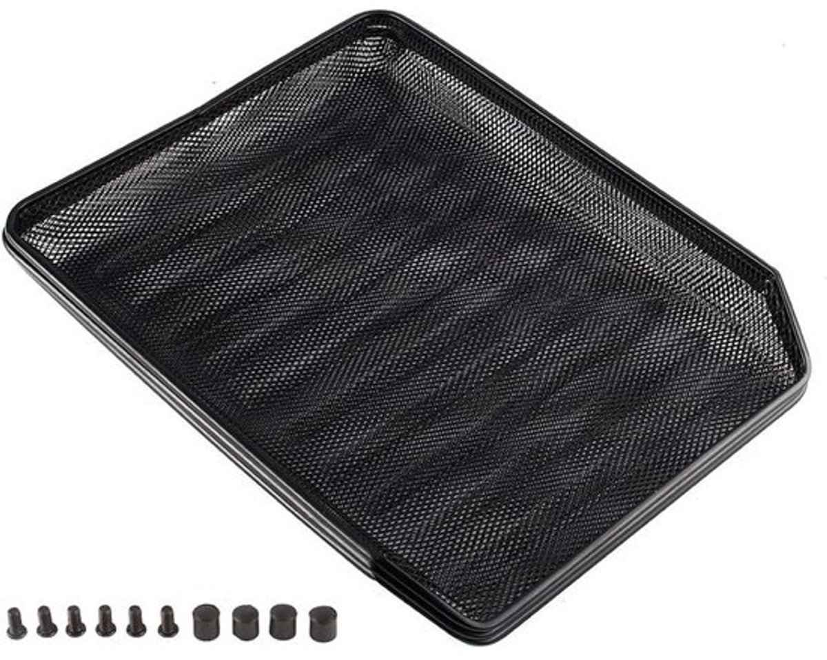 Documentensorteerder Bureau - Papier organizer - Bureau organiseren - Verwijderbare gaasladen - 38 x 32 x 6 cm - Zwart