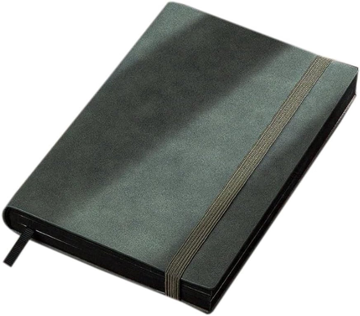 Dik groen A5 notitieboek met 320 pagina's, ideaal voor studenten en kantoor, perfect voor schrijven en notities maken, 14,5 cm x 21 cm