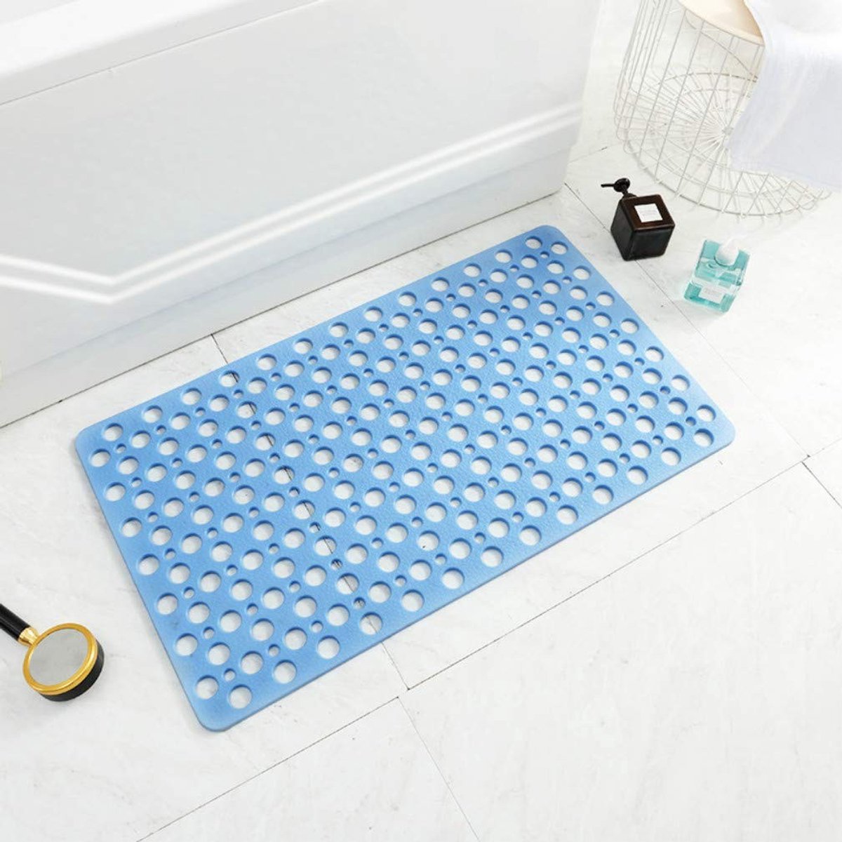 Antislip Badmat - 60x90cm - Nautisch Blauw