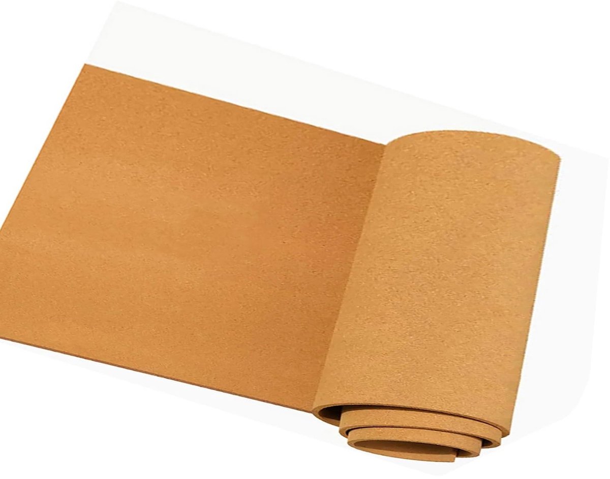 Kurkplaat - Geluidsisolatie - Bruin - 8 mm dik - 0.8x1.5 m