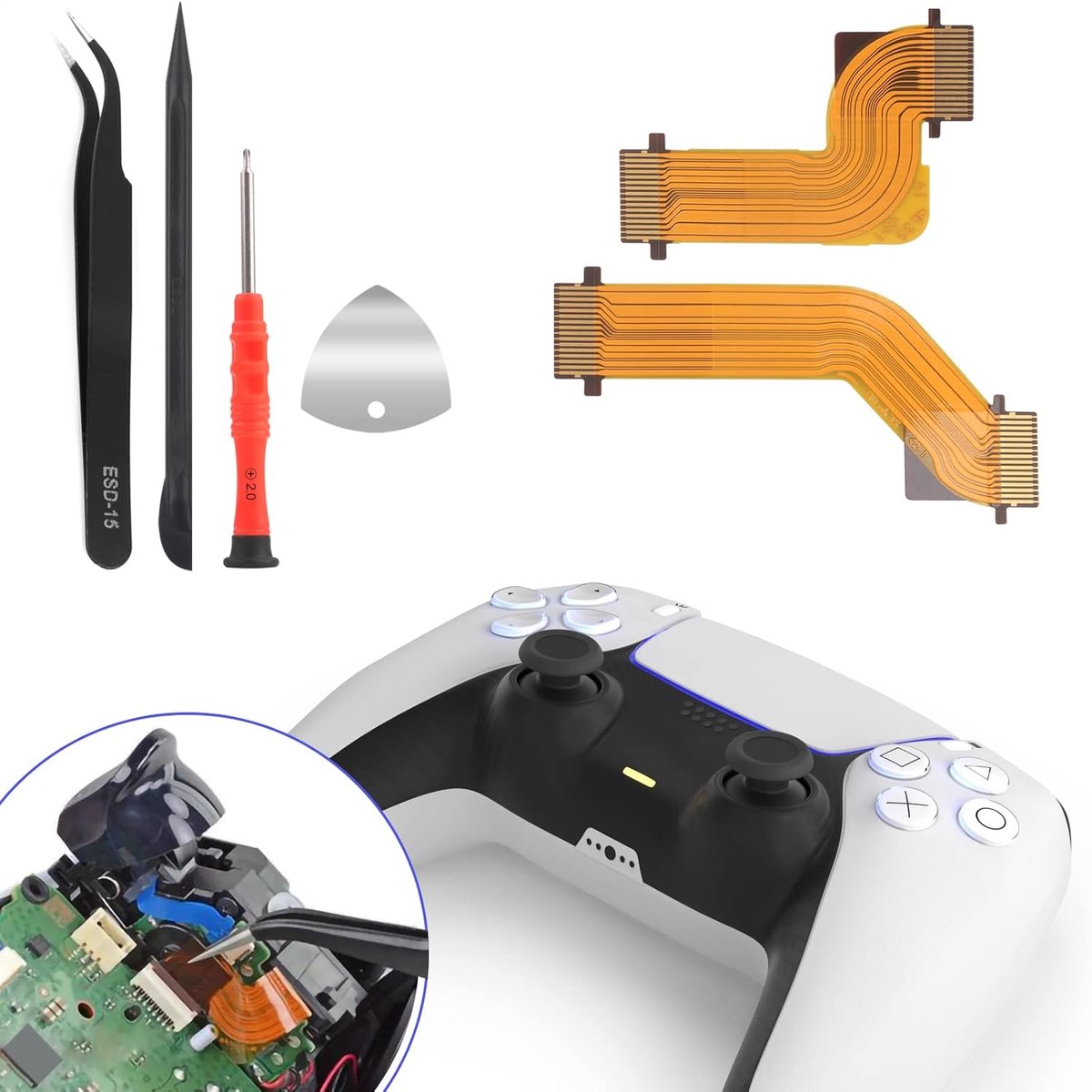 Flexkabel L1 R1 L2 R2 - Geschikt voor PS5 Controller BDM-010 - Reparatie