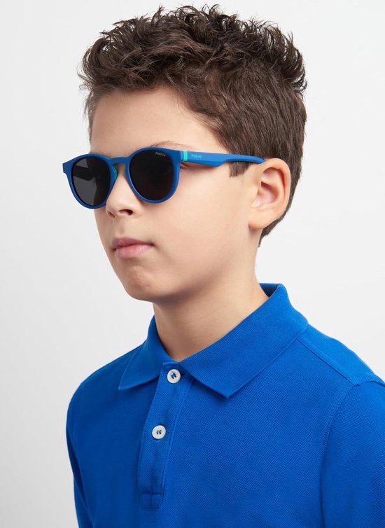 Kinder Zonnebril - Jongens Meisjes Bril - Buiten Spelen - Gepolariseerde Glazen - 45/18/130 - Azure Groen van Merkloos — afbeelding 3