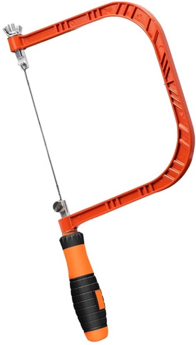 Staaldraadzaag 360° draaibaar handvat - Draagbare mini-copingzaag - Outdoor survival - Hout/plastic/bot/schuin zagen - Sterk snijvermogen - Flexibel en eenvoudig op te bergen - Zaag