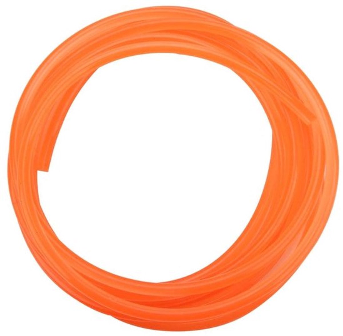 Oranje Polyurethaan Ronde Aandrijfriem met Glad Oppervlak voor Efficiënte Transmissie (8mm*5m) - Duurzaam, Flexibel en Hoge Kwaliteit