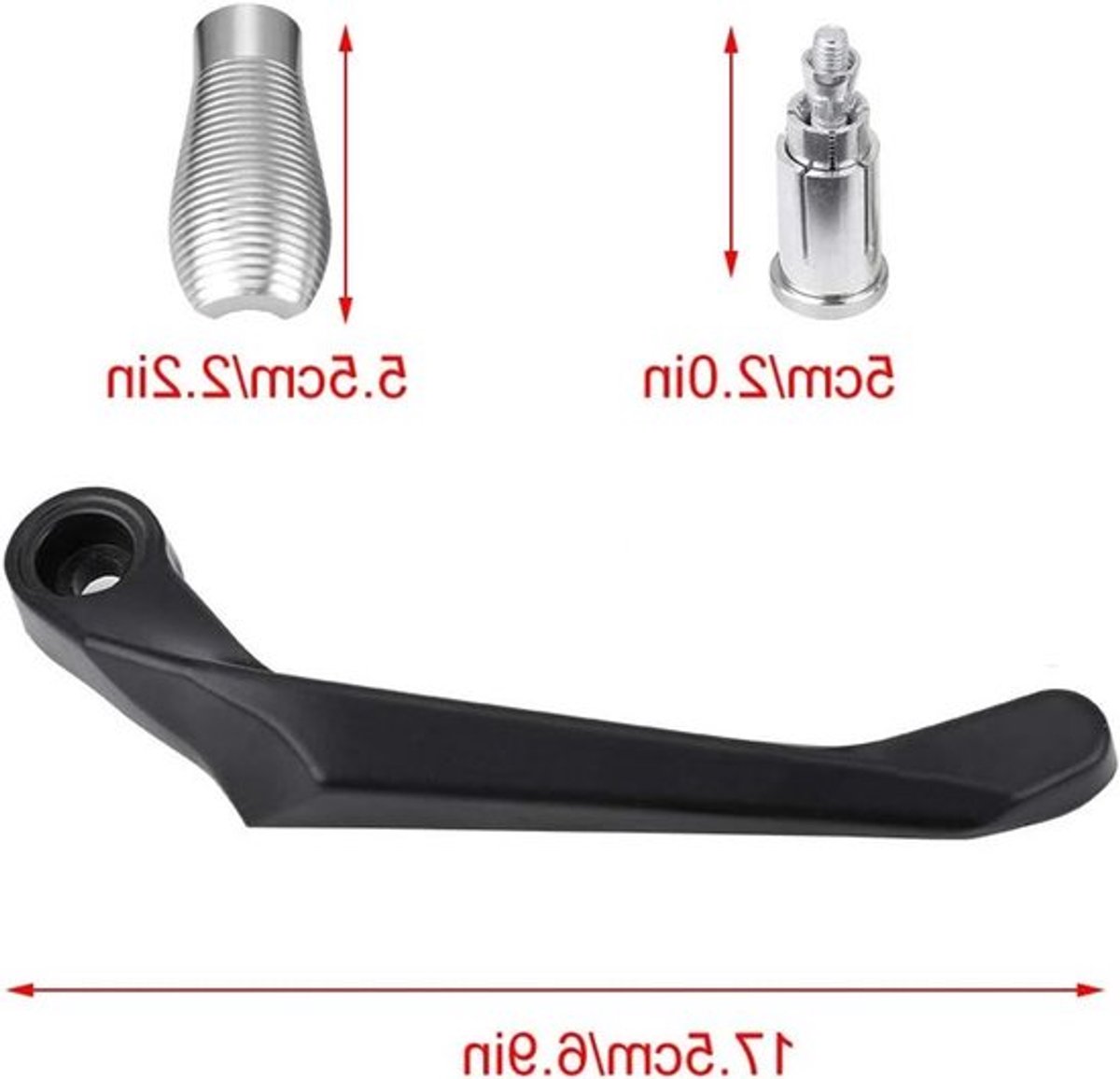 22 mm koppelingklemmen voor motorfiets-handvatten - Standaard Zilver, Duurzaam en Stijlvol Accessoire