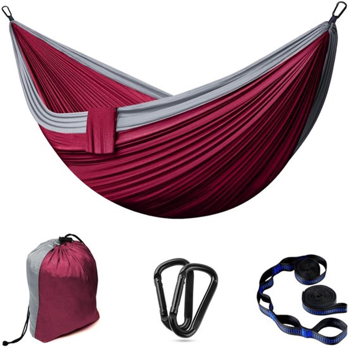 Ultralichte Hangmat voor Buiten - Geschikt voor 2 Personen - 300 x 200 cm - Draagvermogen tot 300 kg