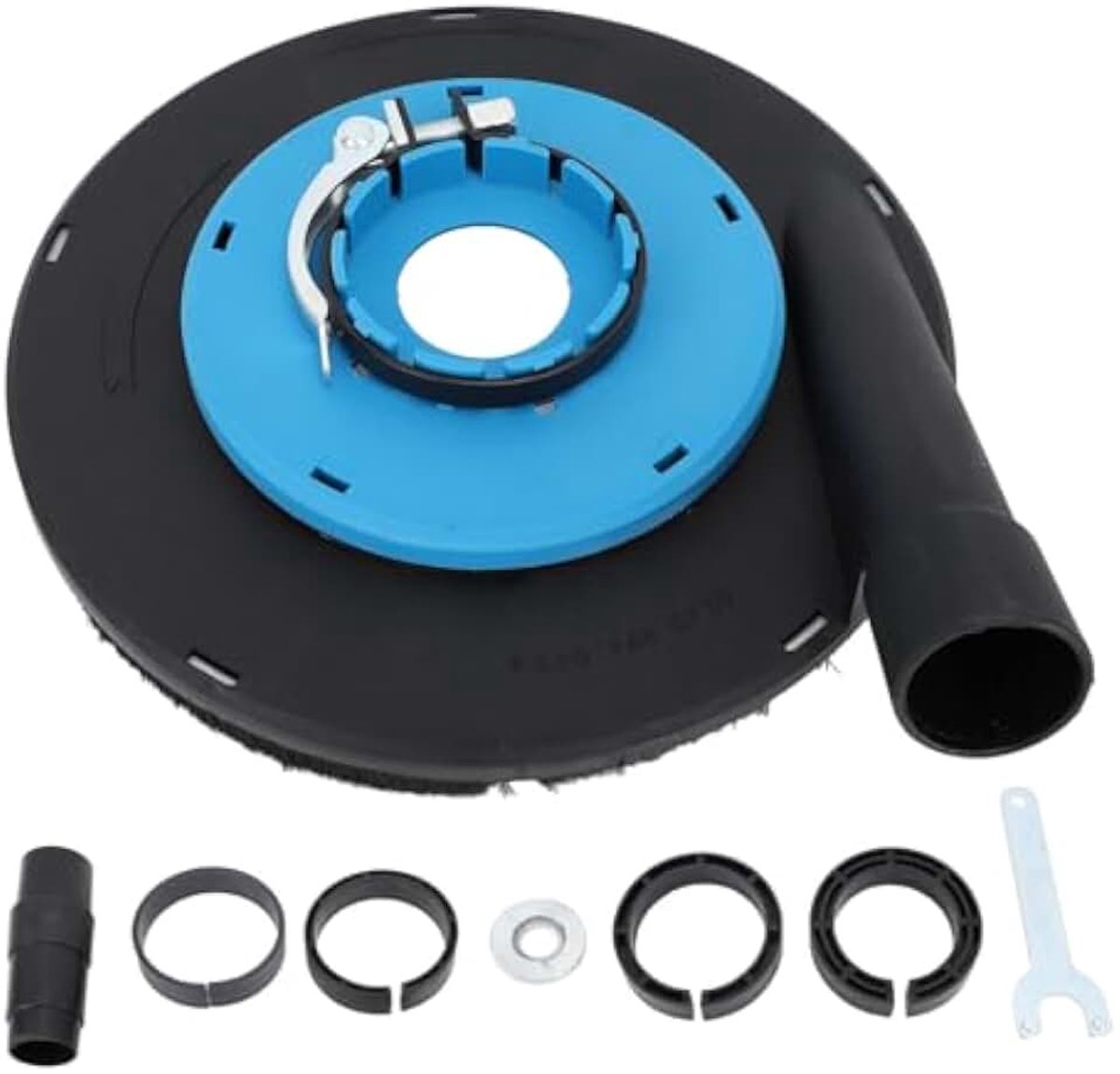 Health Gear Hoekmolende Stof, 9 Inch Slijpende Stofmantel voor 230 Mm Hoekmolen Blauw Zwart B 230L
