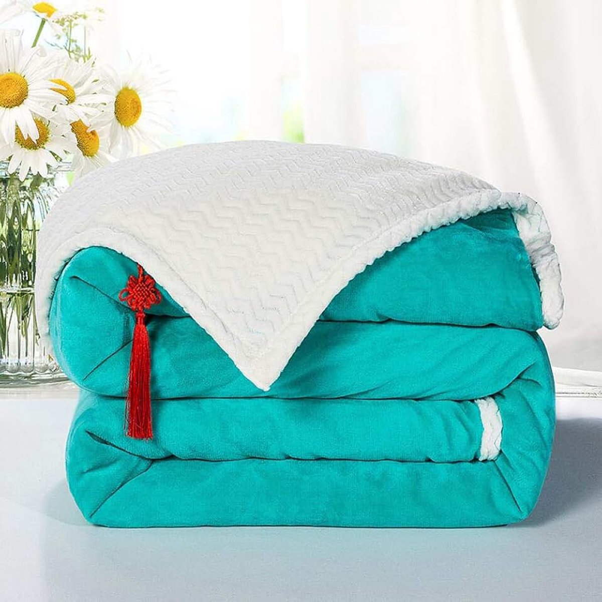 Fleece Dekens Zilvergrijs Reisformaat-Superzacht Fluffy Warm Effen Bed Gooit voor Sofa Microfiber Deken-1_120 cm * 200 cm
