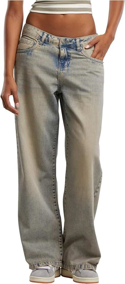 Classics Low-Waist Baggy Fit Jeans blauwgrijs Basics