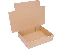 Verpacking 100 WP M 365 x 295 x 95 mm kartonnen dozen voor het verzenden van goederen | DIN A4 | DHL karton | licht, stabiel & betrouwbaar