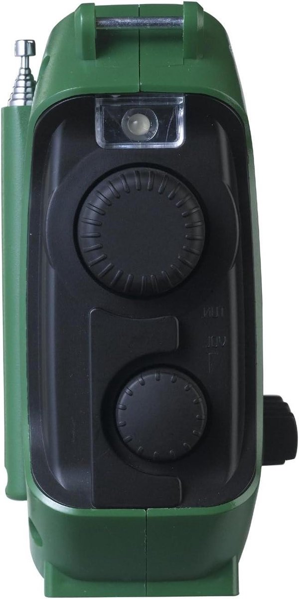 Noodradio - Weerstation - Veiligheid - Zonne- en dynamo oplader - Niet gespecificeerd - Groen