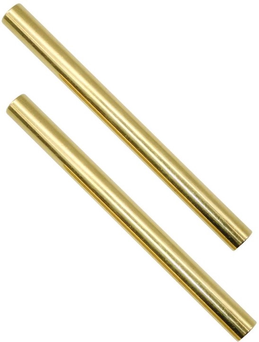 Messing Staaf 8 mm - 2 Stuks - Massief Messing - Hoge Corrosiebestendigheid - Voor RC Model - Doe-het-zelf - Messing Staven