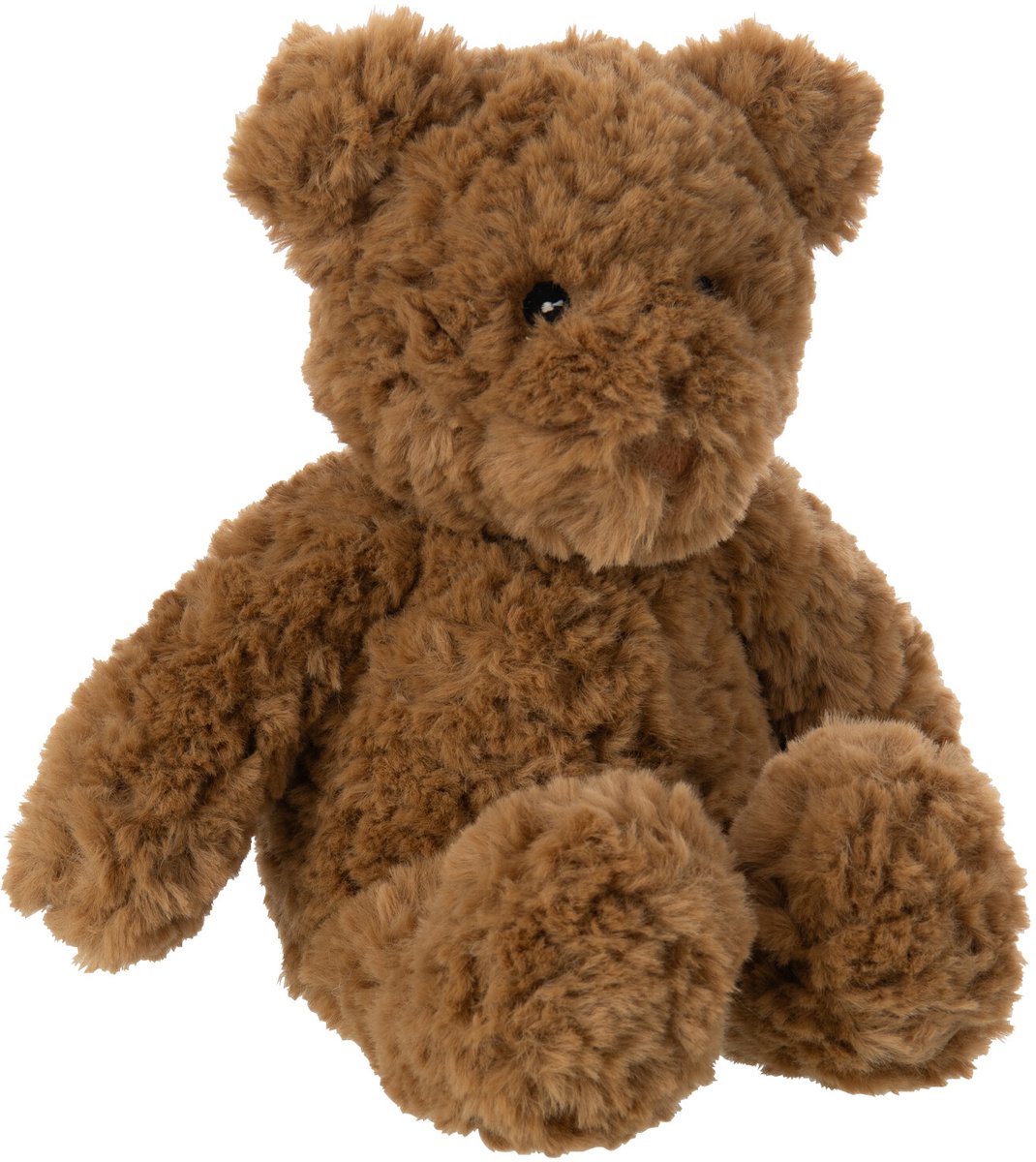 J-Line knuffel Beer - polyester - bruin - small
