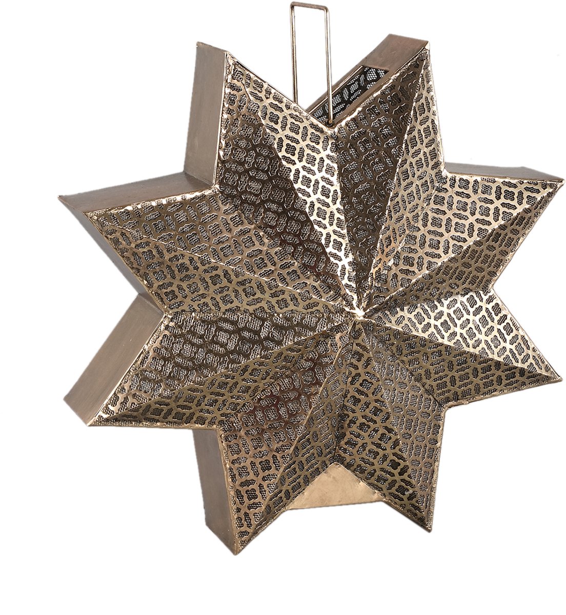 PTMD Naia Gold Iron Star Shaped LED Lamp S