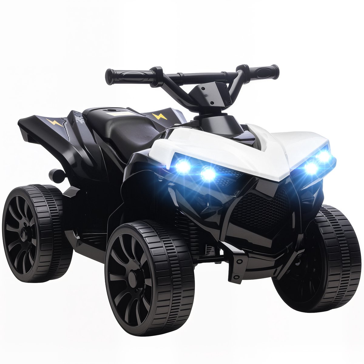 AIYAPLAY - Elektrische loopauto - Metaal - 70x42x45cm - Wit