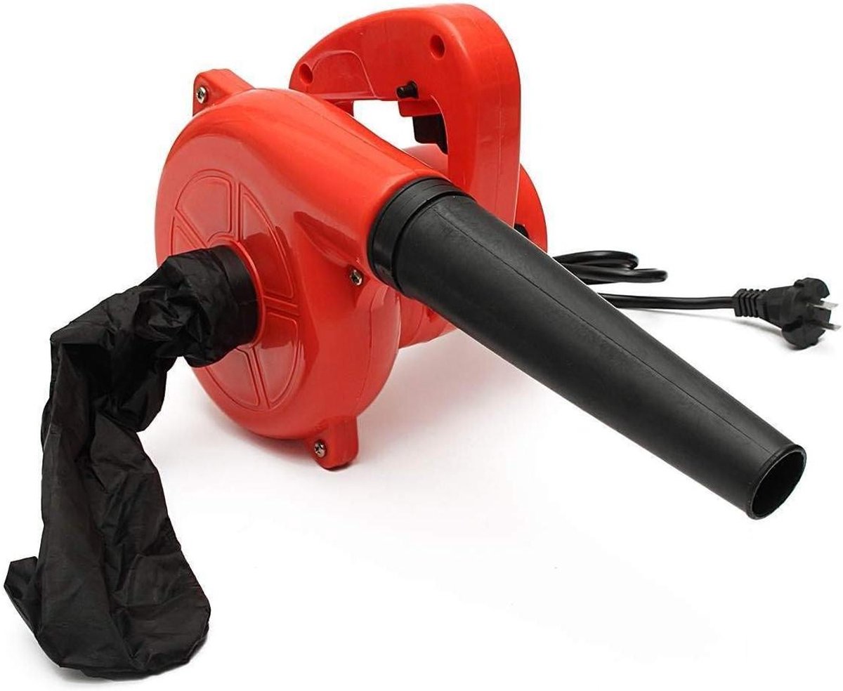 Elektrische Bladblazer - Luchtblazer Stofzuiger - Tuin Onderhouden - Met Stofzak Functie - 600W - Rood