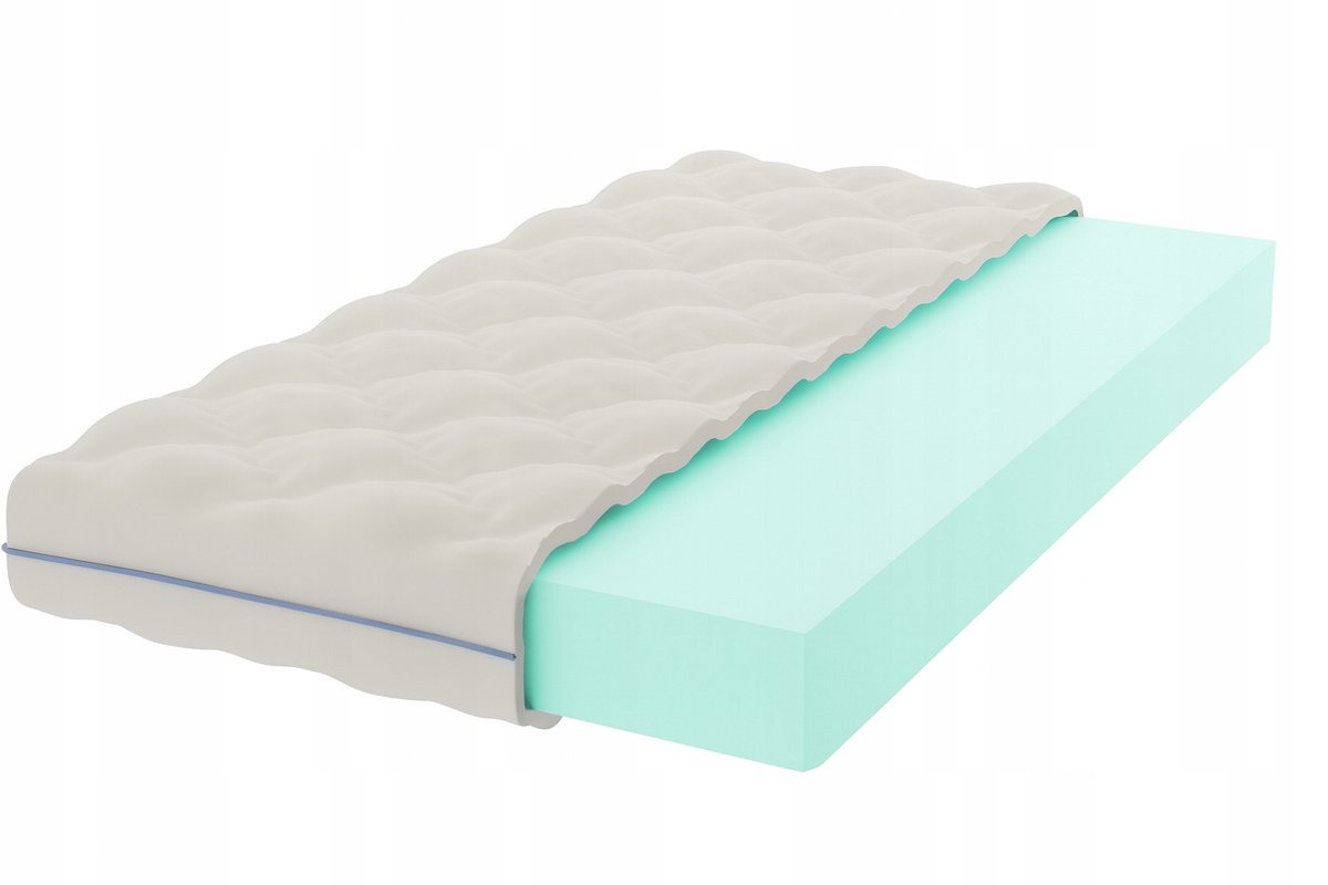 Hard Schuimmatras 80x200cm, 11cm dik, H4, T28 schuim, afneembare hoes