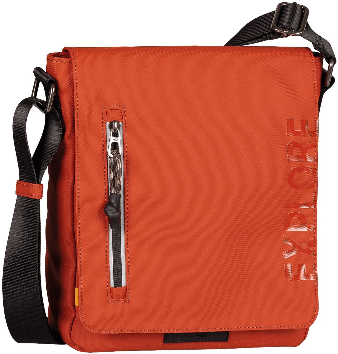 camel active schoudertas Explore Flap Bag Top Zip Rust oranje